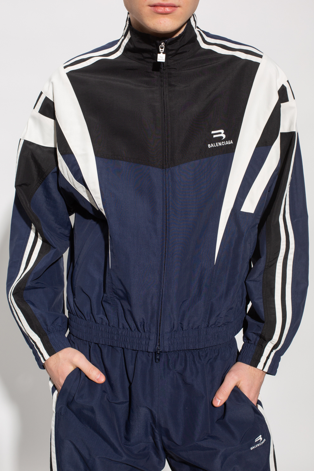 40000円ほどで購入しましたお気に入り】 BALENCIAGA 21SS Sporty B Track Jacket ナイロン ... 9020円